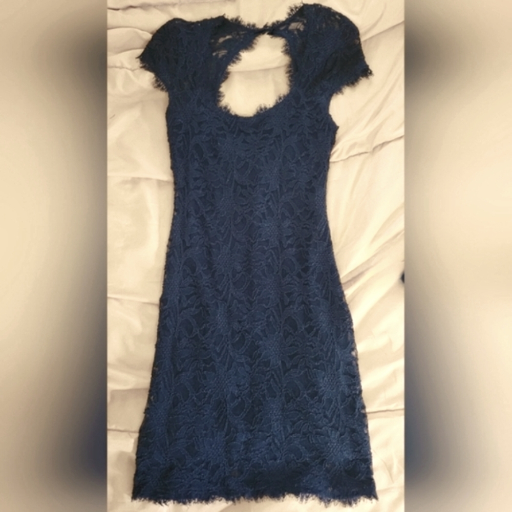 JUMP APPAREL Little Black Dress Lace Size Small